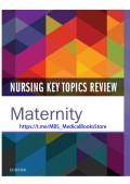 Nursing Key Topics Review
Maternity