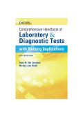 Comprehensive handbook of laboratory & diagnostic test