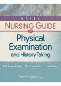 Bates Nursing Guide to Physical