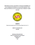 Implementasi Self Assesment System dan pemeriksaan Pajak Terhadap Penerimaan Pajak Pertambahan Nilai Pada kantor Pelayanan Pajak Pratama Sumedang Tahun 2014-2018