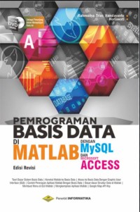 Pemrograman Basis Data di Matlab dengan MYSQL dan Microsoft Access