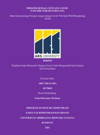 PERSEPSI REMAJA TENTANG COVID19 DI SMK PGRI BUNGBULANG
(Studi fenomenologi Persepsi remaja tentang Covid-19 Di Smk PGRI Bungbulang 
Garut)