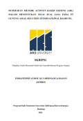 PENERAPAN METODE ACTIVITY BASED COSTING (ABC) DALAM MENENTUKAN NILAI JUAL JASA PADA PT GUNUNG AMAL SOLUTION INTERNATIONAL BANDUNG