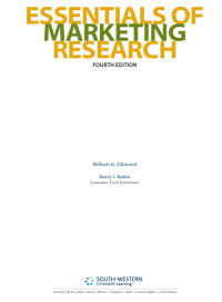 ESSENTIALS OF MARKETING RESEARCH