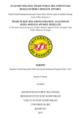 Analisis Strategi Trade Public Relations Pada Reseller Hijra Moslem Apparel (Studi Naratif tentang Kesuksesan Owner Hijra Moslem Apparel melalui Strategi Trade Public Relations)