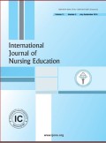 International Journal of Nursing Education Vol. 11 No. 3