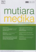 Mutiara Medika  Jurnal Kesehatan dan Kedokteran  Volume 18 No .1