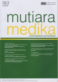 Mutiara Medika Jurnal Kesehatan dan Kedokteran Volume 18 No .2