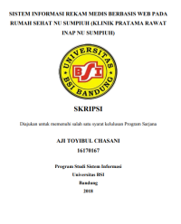 Sistem Informasi Rekam Medis Berbasis Web Pada Rumah Sehat Nu Sumpiuh (Klinik Pratama Rawat Inap Nu Sumpiuh)