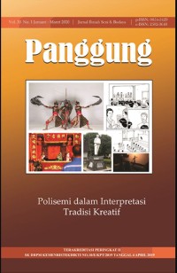 Panggung Vol 30 No 1 2020