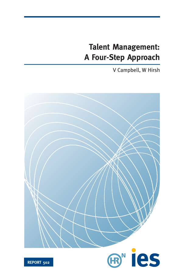 Talent Management:  A Four-Step Approach