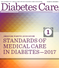 American Diabetes Association Standards of Medical Care in Diabetes  2017