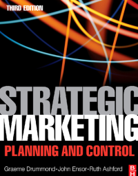 Strategic Marketing:
 Planning and Control