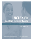 NCLEX-PN CONTENT REVIEW GUIDE Preparation for the NCLEX-PN Examination