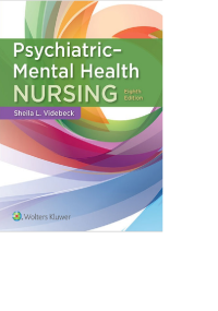 Psychiatric - Mental Health Nursing