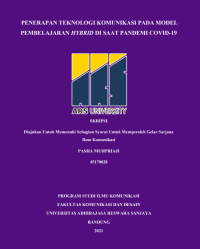 PENERAPAN TEKNOLOGI KOMUNIKASI PADA MODEL 
PEMBELAJARAN HYBRID DI SAAT PANDEMI COVID-19