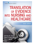 Translation of Evidence Into Nursing and Healthcare